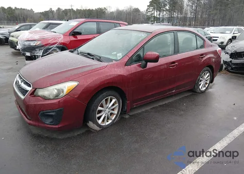 2012 Subaru Impreza 2.0I Premium из США, поврежденный, VIN JF1GJAC69CH014718